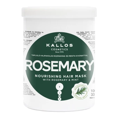 Kallos KJMN maska na vlasy rozmarýn & máta 1000 ml