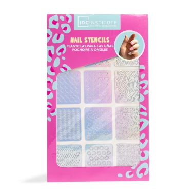 IDC INSTITUTE Holografické šablony na nail art manikúru
