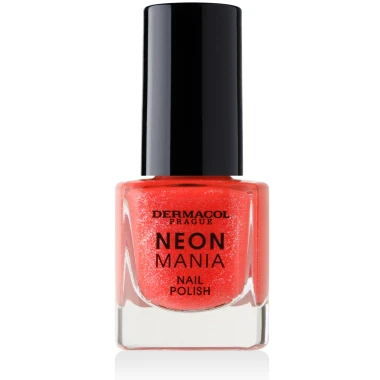 Dermacol NEON MANIA lak na nehty č.7 Coral sunset 5 ml