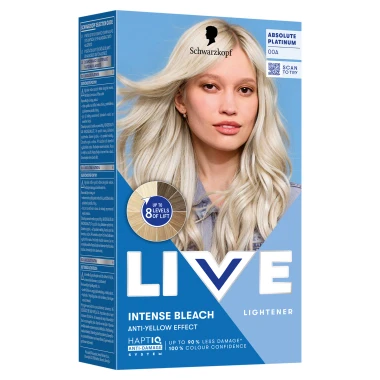 Schwarzkopf Live Intense Bleach Lightener absolutní platinová 00A
