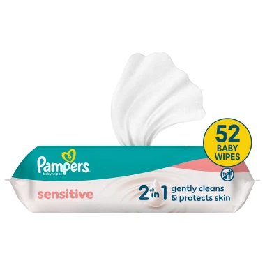 Pampers Sensitive Baby dětské čisticí ubrousky 208 ks
