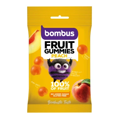 Bombus ovocné kousky broskev 35 g