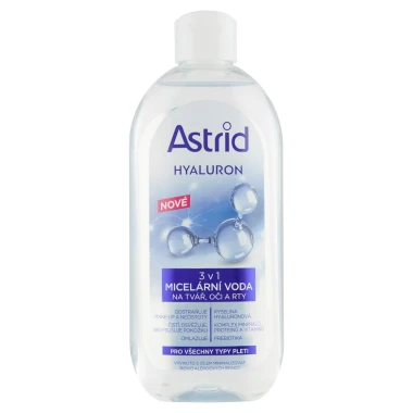 Astrid Hyaluron 3v1 micelární voda na tvář, oči a rty 400ml