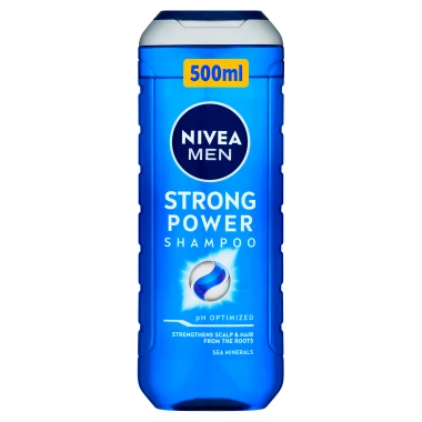 Nivea Men Strong Power šampon pro muže 500 ml