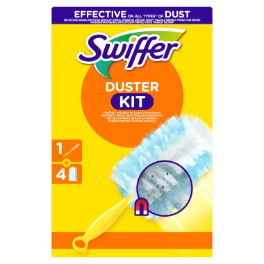 Sada Swiffer : 1 násada + 4 prachovky na podlahu