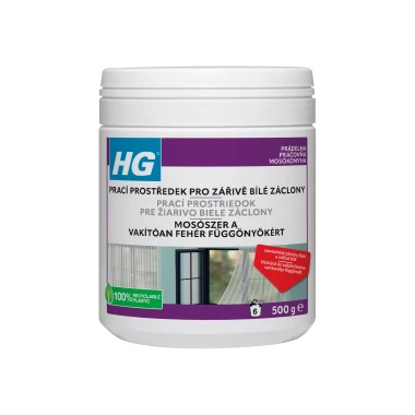 HG Čistíci přípravek pro zářivě bílé záclony 500 g