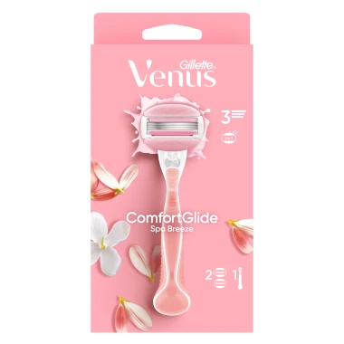 Venus ComfortGlide Spa Breeze Holicí strojek + 2 holicí hlavice