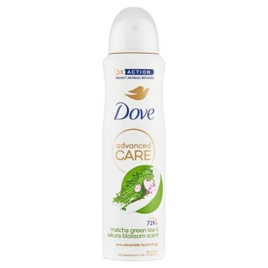 Dove Advanced Care Matcha Green Tea Antiperspirant ve spreji 150 ml