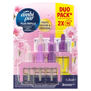 Ambi Pur 3Volution Náhradní náplň do osvěžovače vzduchu Flowers and Spring 40 ml