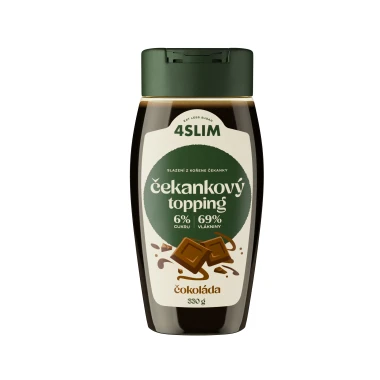 4Slim Čekankový topping příchuť čokoláda 330g