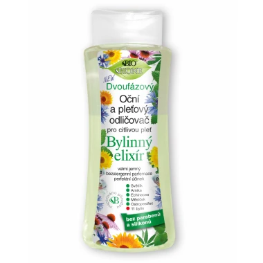 Bione Bylinný elixír Dvoufázový oční a pleťový odličovač 255 ml