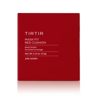 TIRTIR Mask Fit Red Cushion 21N Ivory Mini kompaktní make-up v houbičce 4,5 g