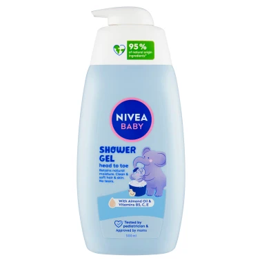 Nivea Baby Sprchový gel pro celé tělo a vlásky 500ml