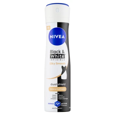 Nivea Black & White Invisible Silky Smooth Sprej antiperspirant 150ml