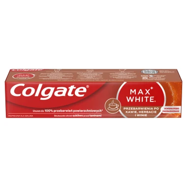 Colgate Max White For Coffee, Tea & Wine stains Bělicí zubní pasta 75 ml