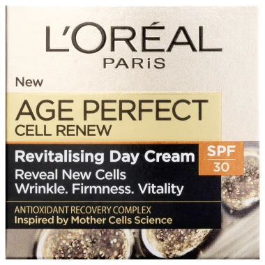 L'Oréal Paris Age Perfect Cell Renew denní krém proti vráskám s SPF 30