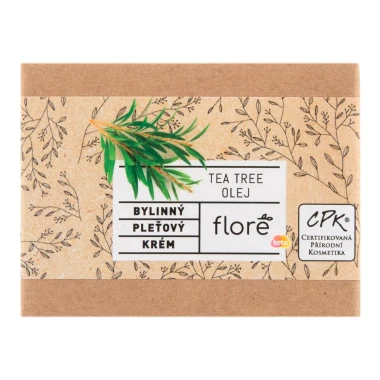 Floré  bylinný pleťový krém tea tree olej  50 ml