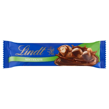 Lindt Nocciolatte mléčná čokoláda s lískoořechovou náplní a celými lískovými ořechy 35 g