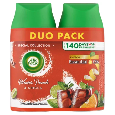 Air Wick Freshmatic Náplň do osvěžovače vzduchu zimní punč 2 x 250ml