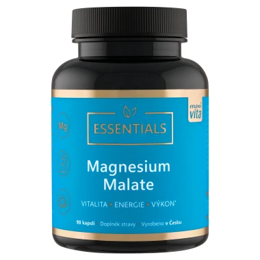 Maxi Vita Essentials Magnesium Malate doplněk stravy 90 kapslí 