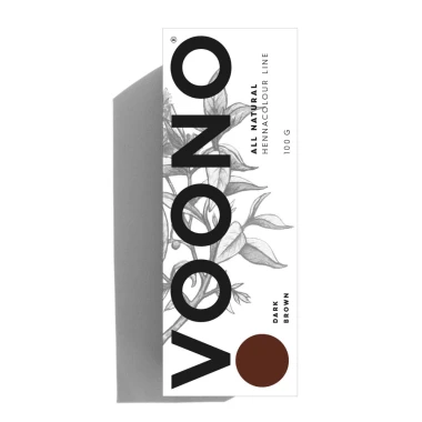 VOONO Dark Brown 100 g Tmavá hnědá