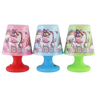 Teddies mini lampička s jednorožcem na stůl - mix variant 1 ks