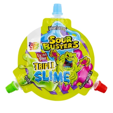 Sour Busters Triple Slime tekuté ovocné želé 45 g