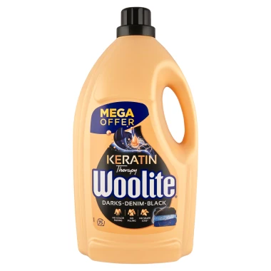 Woolite Keratin Therapy Darks Denim Black Prací gel s keratinem 75 PD