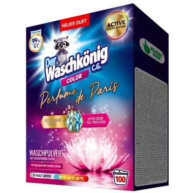 Waschkönig C.G. Perfume de Paris prací prášek na barevné prádlo 100 PD
