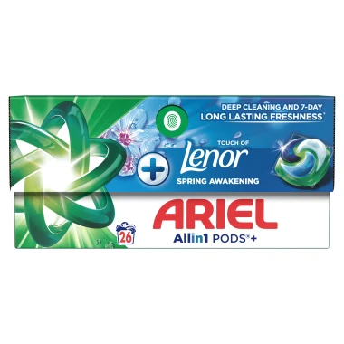Ariel Allin1 PODS +Touch of Lenor Spring Awakening Kapsle na praní 26 PD