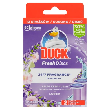 Duck Fresh Discs Levandule čistič WC náplň 72 ml