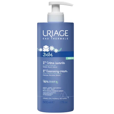 Uriage Bébé 1st Cleansing Cream Bath první mycí krém pro děti 1 l