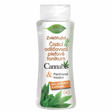 Bio Bione BIO Cannabis zvláčňující čistící odličovací pleťové tonikum 255 ml