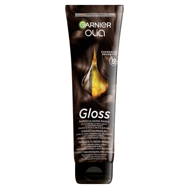 Garnier Olia Gloss Expensive Brunette barvicí vlasová maska 150 ml