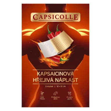 Capsicolle hřejivá náplast 1 ks