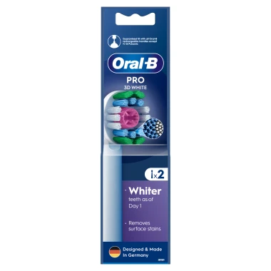 Oral-B Pro 3D White Kartáčkové hlavy 2 ks
