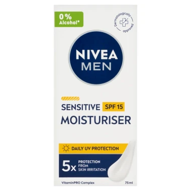 Nivea Men Sensitive ochranný pleťový krém OF15 75 ml