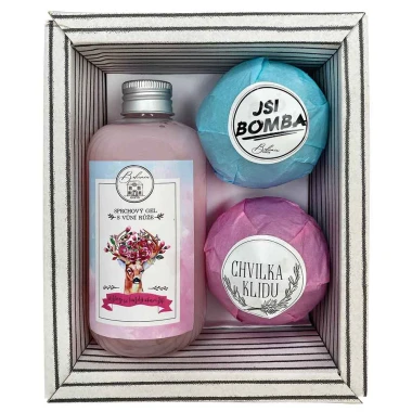 Bohemia Gifts kosmetická sada pro ženu Boho Style s bombami do vany