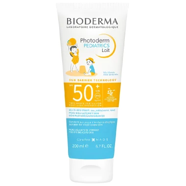 Bioderma Photoderm Pediatrics opalovací mléko pro děti SPF50+ 200 ml