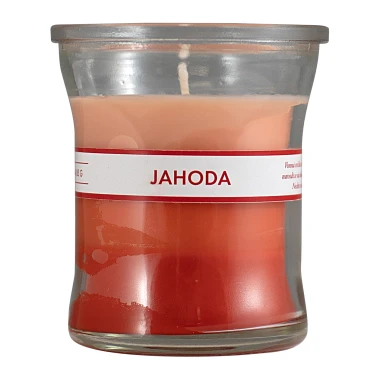 Q-Home vonná svíčka jahoda 85g