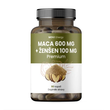 MOVIT Maca + Ženšen PREMIUM 90 kapslí