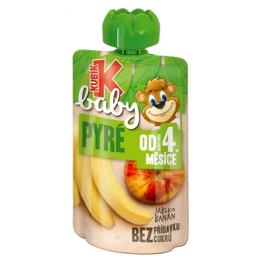 Kubík Baby Jablko, BANÁN 100g