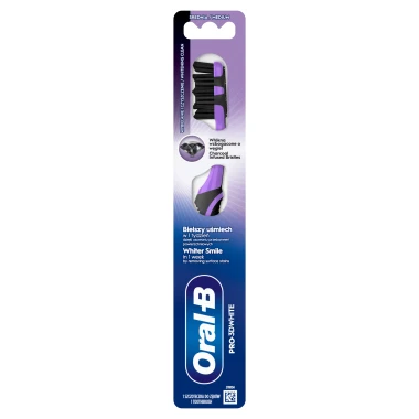 Oral-B Pro-3DWhite Charcoal Manuální zubní kartáček střední