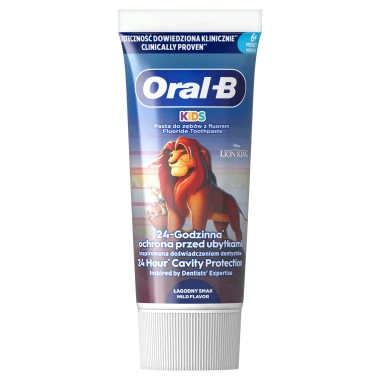 Oral-B Pro Kids Lví Král zubní pasta 6m+ 60 ml