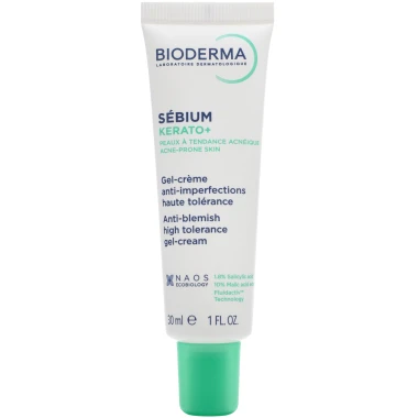 Bioderma Sébium Kerato+ gel-krém pro lokální péči o akné 30 ml