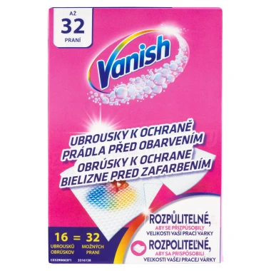 Vanish Color Protector ubrousky 16 ks
