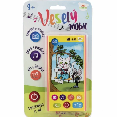 Teddies veselý mobil česky mluvící 1 ks