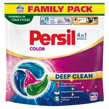 Persil Discs 4in1 Deep Clean Color Kapsle na praní na barevné prádlo 100 PD