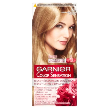 Garnier Color Sensation  permanentní barva na vlasy 7.0 jemná opálová blond,60+40+10ml