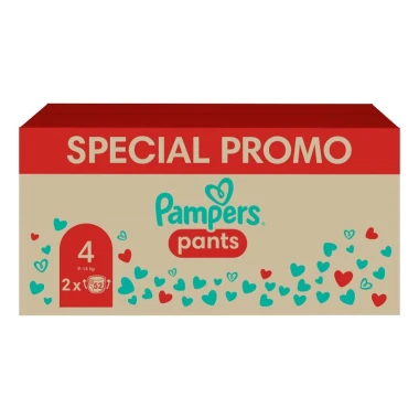 Pampers Pants  Jumbo pack, vel. 4, 104ks